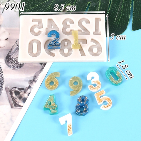 Khuôn Silicon Số Từ 0 Đến 9 TQ