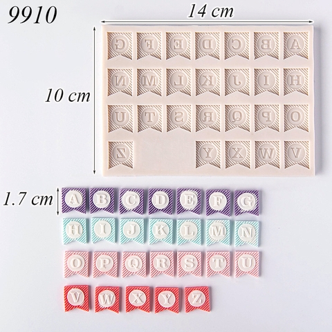 Khuôn Silicon Bảng Chữ Cái TQ