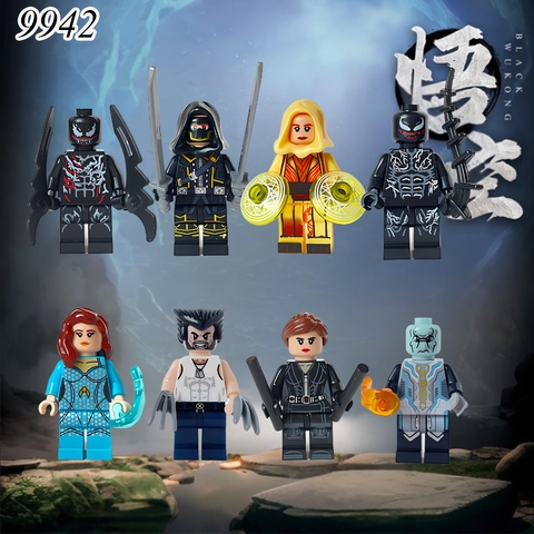 Bộ 8 Mô Hình Nhân Vật Siêu Anh Hùng Marvel DC  TQ