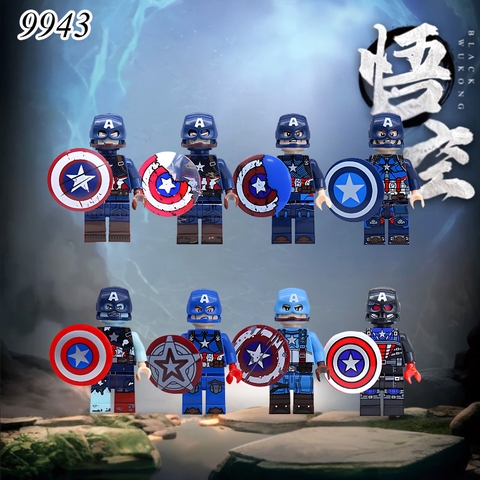 Bộ 8 Mô Hình Captain America Mini TQ