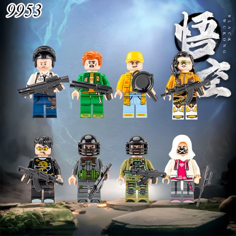 Bộ 8 Mô Hình Nhân Vật Game PUBG Mini TQ