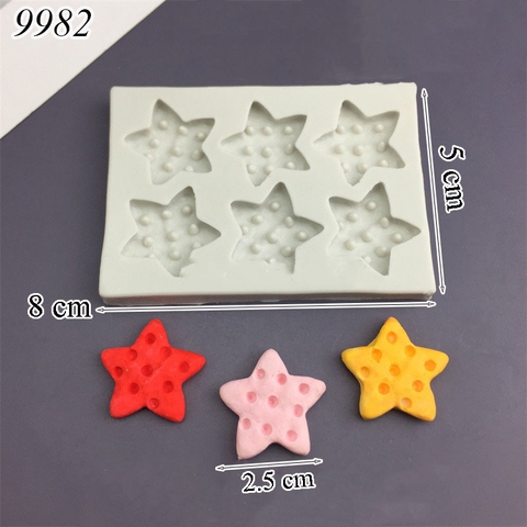 Khuôn Silicon Bánh Quy Sao Mini TQ
