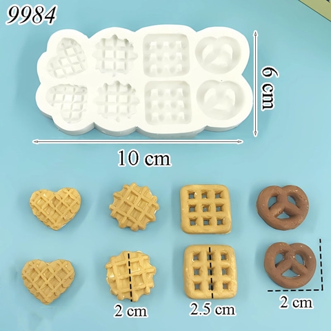 Khuôn Silicon Bánh Quy  8 Mẫu TQ