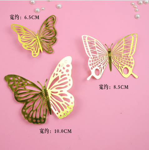 Set 12 bướm vàng M4