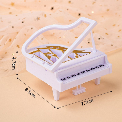 Mô hình đàn piano trắng nhựa nhẹ