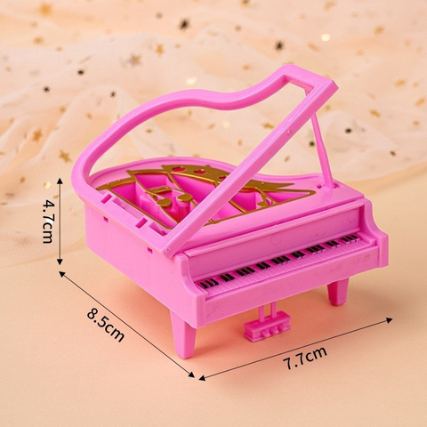 Mô hình đàn piano hồng nhựa nhẹ