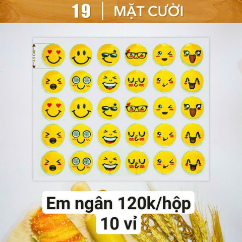 Khuôn socola mặt cười 19