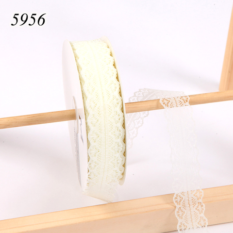 Cuộn 25m Ruybang Ren Trắng Sữa khổ 3cm