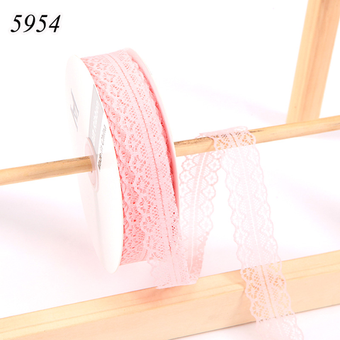 Cuộn 25m Ruybang Ren Hồng Nhạt Khổ 3cm
