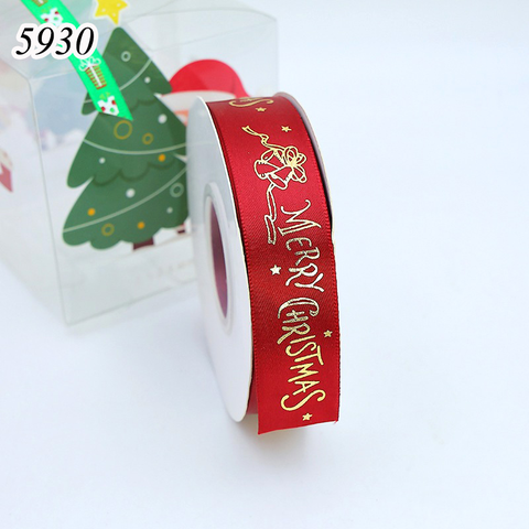 Cuộn 25m Ruybang Noel Đỏ Đô Chuông Merry 2.5cm