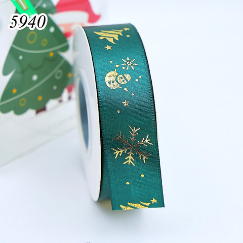 Cuộn 25m Ruybang Noel Xanh Người Tuyết 2.5cm