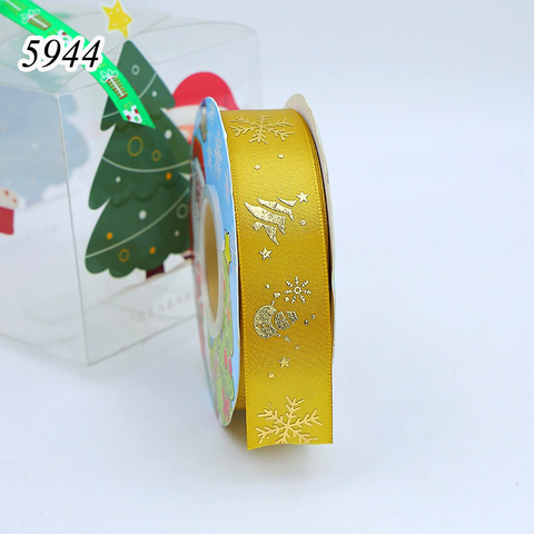 Cuộn 25m Ruybang Noel Vàng Người Tuyết 2.5cm