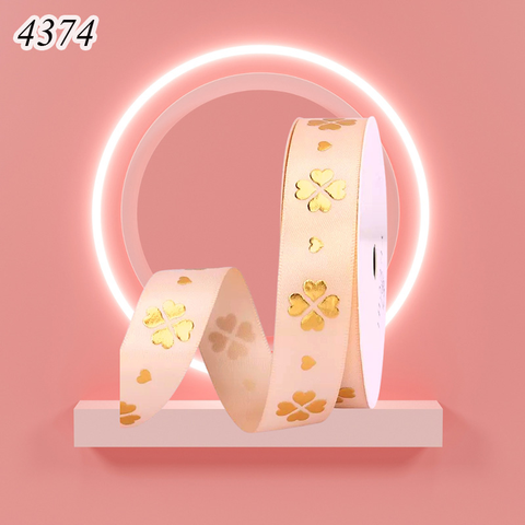 Cuộn 45m Ruybang 4 trái tim hồng khổ 2.5cm