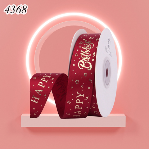 Cuộn 45m Ruybang Happy birthday sao đỏ đô 2.5cm