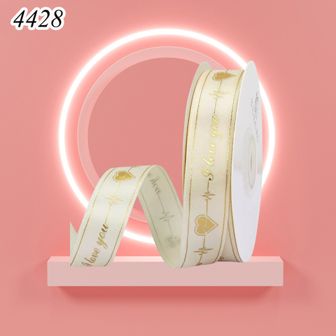 Cuộn 45m Ruybang i Love you nhịp tim trắng sữa 2.5cm