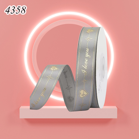 Cuộn 45m Ruybang i Love you nhịp tim xám 2.5cm