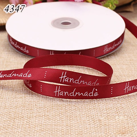 Cuộn 25m Ruybang Handmade đỏ đô khổ 1cm