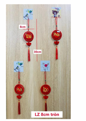 Tết-Set 4 dây treo tròn 8*30cm TP