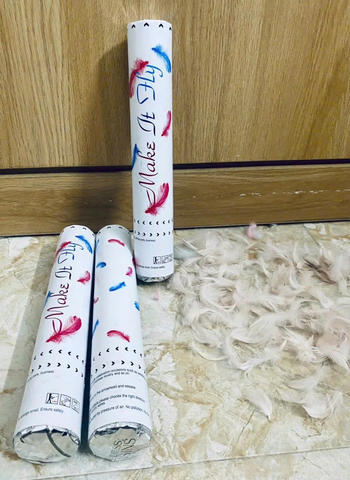 1 Chiếc Phụt Lông Vũ Màu Da