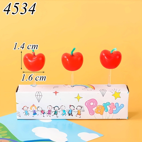 Vỉ nến cherry đỏ