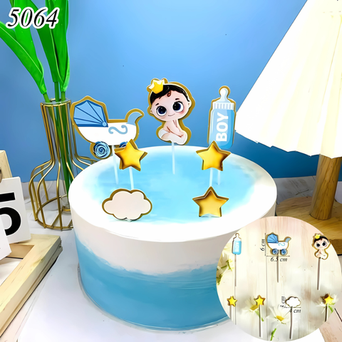 SCG-set cắm thôi nôi xe đẩy xanh 2 lớp MT.