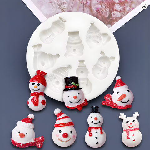 Khuôn Silicone Chủ Đề Noel M11