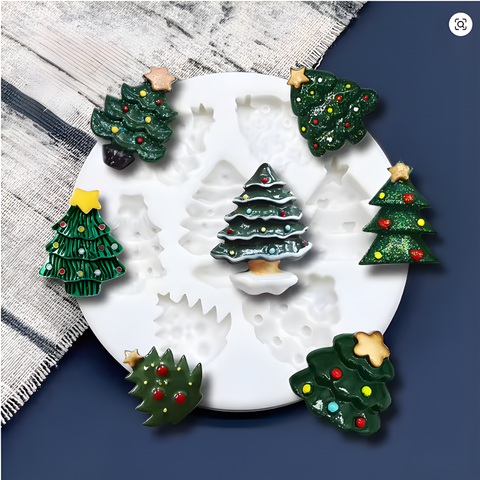 Khuôn Silicone Chủ Đề Noel M8