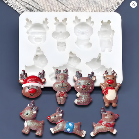 Khuôn Silicone Chủ Đề Noel M5