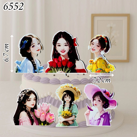 SCG - Set Cắm Cô Gái Cầm Hoa TP.