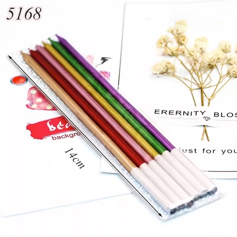 Nến dài đầu bút chì Mix