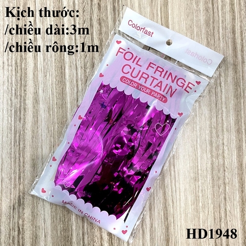Rèm hồng cánh sen loại 3m
