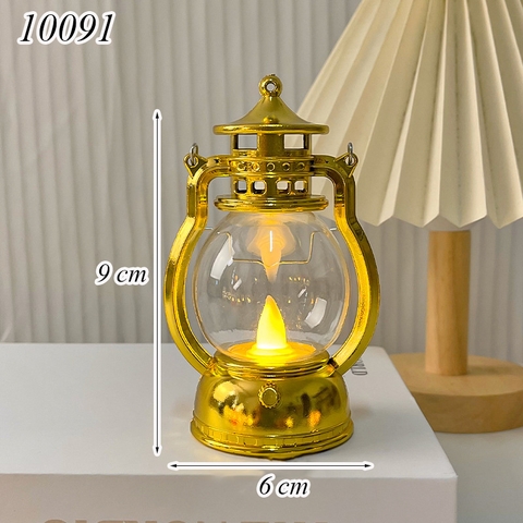 Đèn Lồng Tròn Mini Cổ Điển Màu Vàng (có led) TQ
