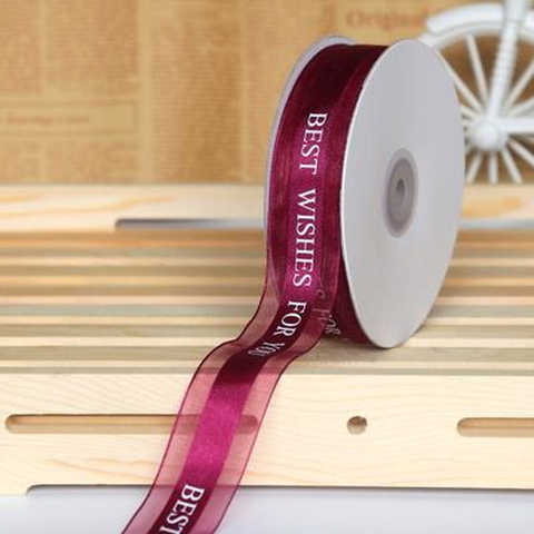 Ruybang ren best wish for you đỏ đô khổ 2.5cm,45m