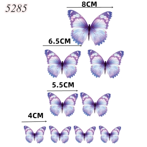 9 Bướm giấy xanh tím TQ