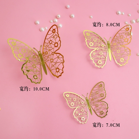 Set 12 bướm vàng M1