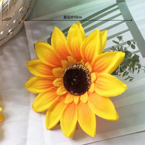 Hoa hướng dương 3 lớp đường kính 10cm