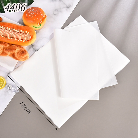 100 Giấy lót bánh màu trắng