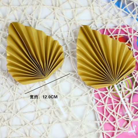 Cam - 2 thẻ quạt vàng size 12cm