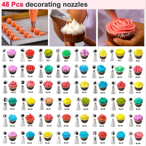 Bộ 48 đui size nhỏ cao 3.5cm rộng 1.8cm thép không zỉ