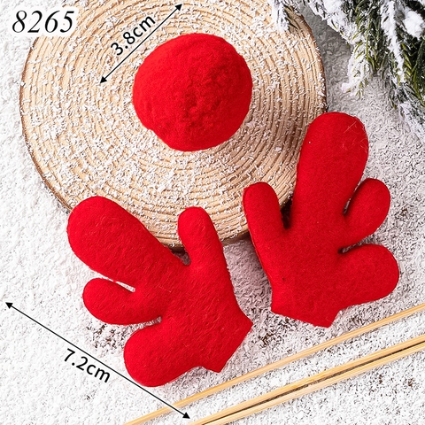 Que cắm bộ sừng + mũi tuần lộc đỏ M1 TQ