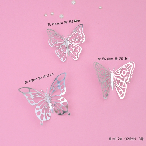 Set 12 bướm bạc M3