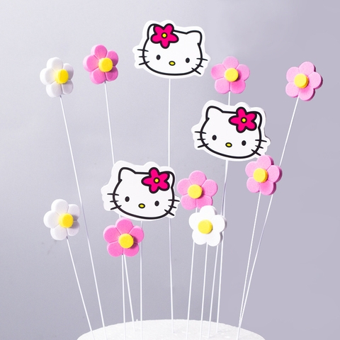SC-set cắm mèo kitty sao xốp