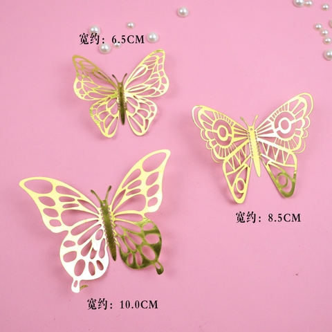 Set 12 bướm vàng M3