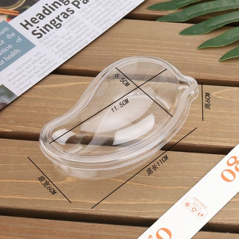 1 Hộp đựng bánh hình quả xoài có nắp