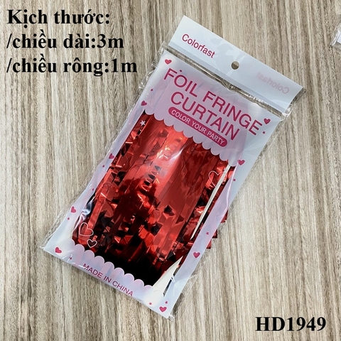 Rèm đỏ loại 3m