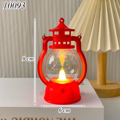 Đèn Lồng Tròn Mini Cổ Điển Màu Đỏ (có led) TQ