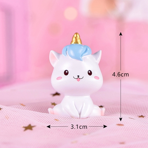 Tượng kì lân trắng tóc xanh
