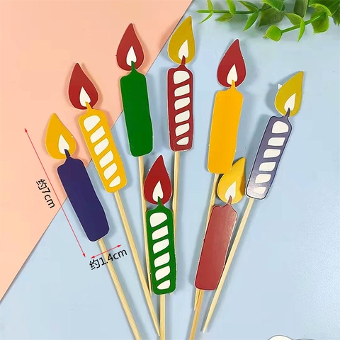 SCG-Set Cắm 8 Nến Nhiều Màu TQ