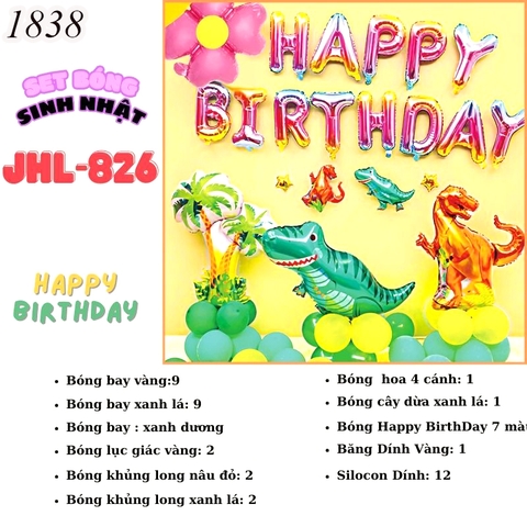 Bóng chữ khủng long JLH - 826 TT