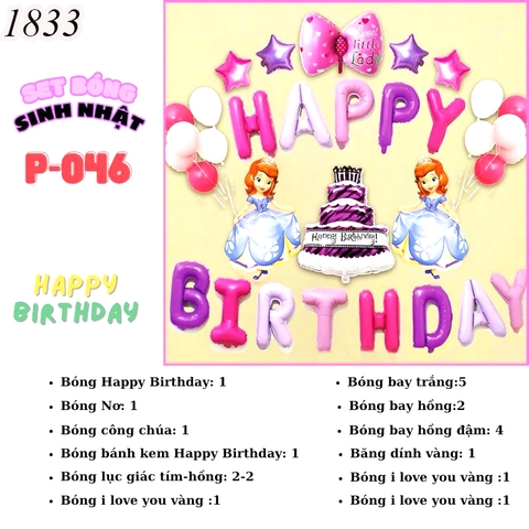 Bóng chữ Sophia nơ HM - 046 TT